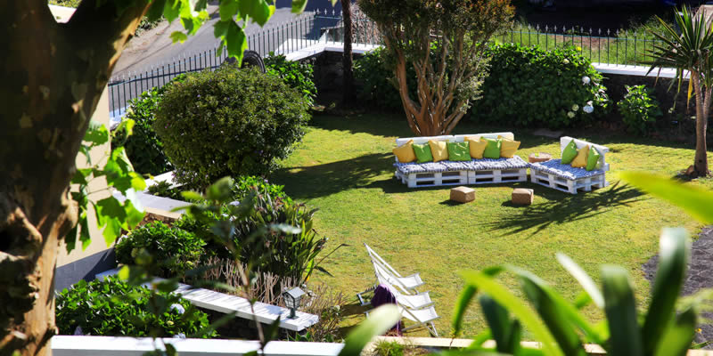 Vista sobre o Jardim e a Cidade - Quinta da Abelheira