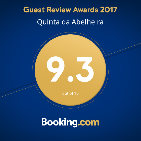Booking.com Guest Review Award - Quinta da Abelheira